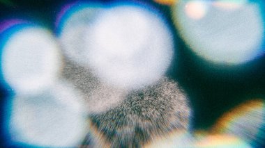 Vintage Bokeh lensleri analog efektli film tahılları