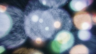 Vintage Bokeh lensleri analog efektli film tahılları