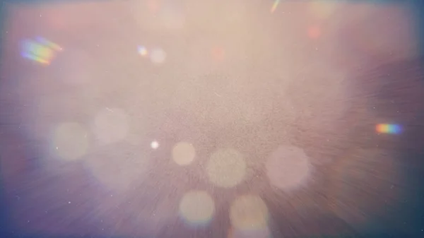 Crystal Optical Flare Film Dust Overlay Effect Vintage Abstract Bokeh — Fotografia de Stock