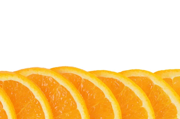 Beyaz bir arka plan üzerinde izole taze turuncu — Stok fotoğraf