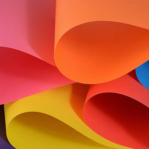 Set of a color paper close up — Stock Photo, Image
