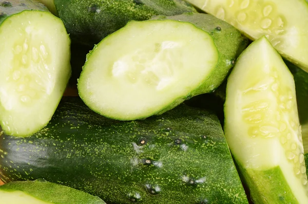 Fresh cucumber as a  background — Stock Photo, Image