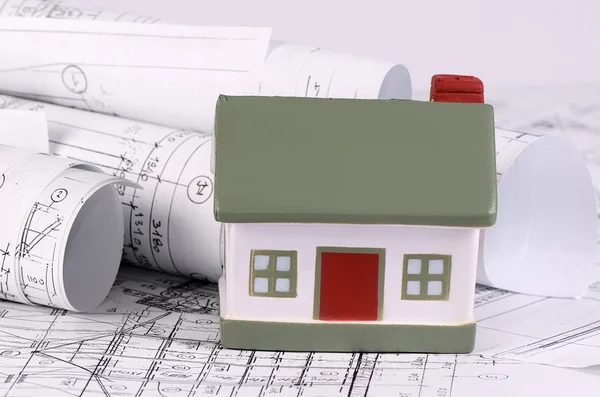 bir evin model ile ev projeler