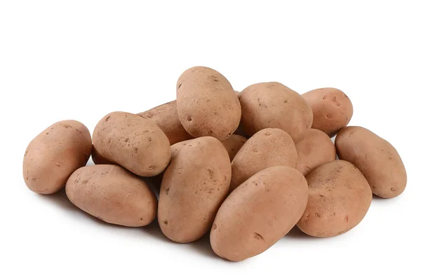 Fresh potato close up isolated on white background — Stock Photo, Image