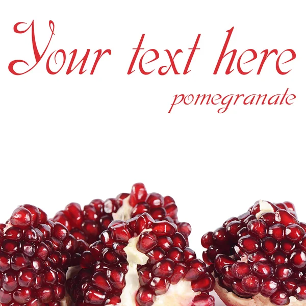 The fresh pomegranate as a background — Stock Photo, Image