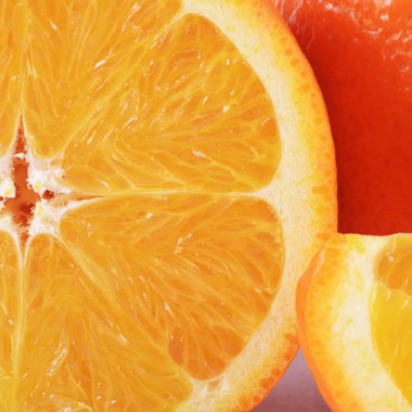 Arka plan olarak taze turuncu