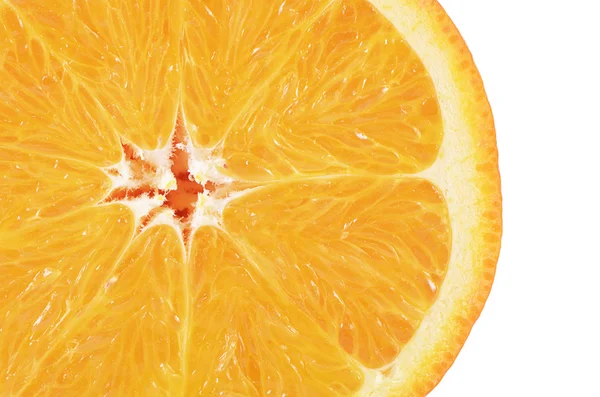 Luminoso arancione isolato su sfondo bianco — Foto Stock