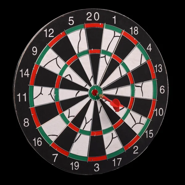 Darts on a black background — Stock Photo, Image