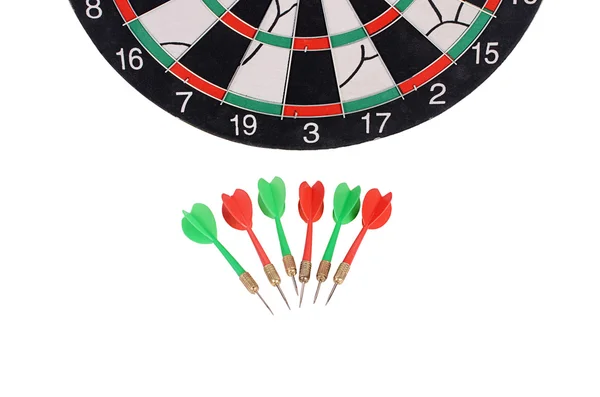 Darts isolated on white background — Stock Photo, Image