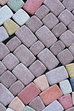 Paving slabs close up a background clipart