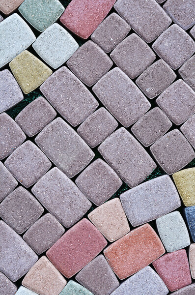 Paving slabs close up a background