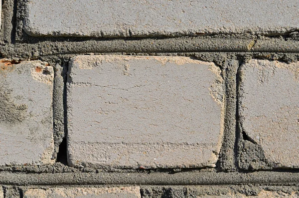 Ściana z cegły z bliska — Zdjęcie stockowe