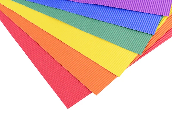 Set of a color crepe paper close up — Stock Photo, Image