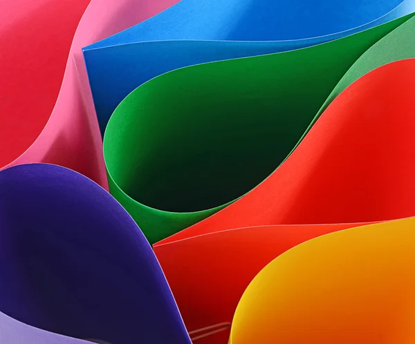 Set of a color paper close up — Stock Photo, Image