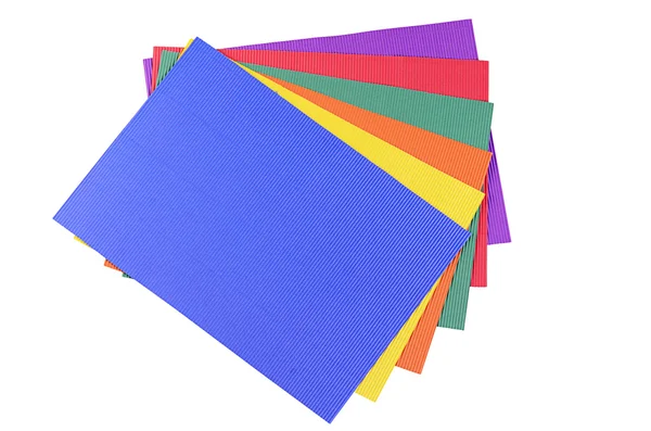 Set of a color crepe paper close up — Stock Photo, Image