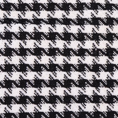 Woolen black-and-white fabric clipart