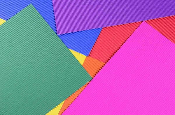 Set of a color crepe paper close up — Stock Photo, Image