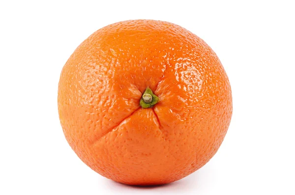 Helles Orange isoliert auf weißem Hintergrund — Stockfoto