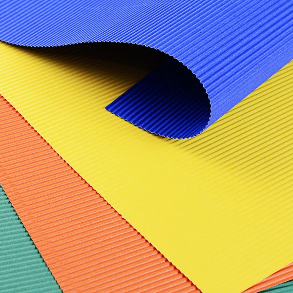 Bir renk krep kağıt kümesi yakın çekim — Stok fotoğraf