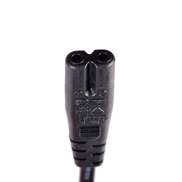 Conector de cable USB aislado en blanco — Foto de Stock