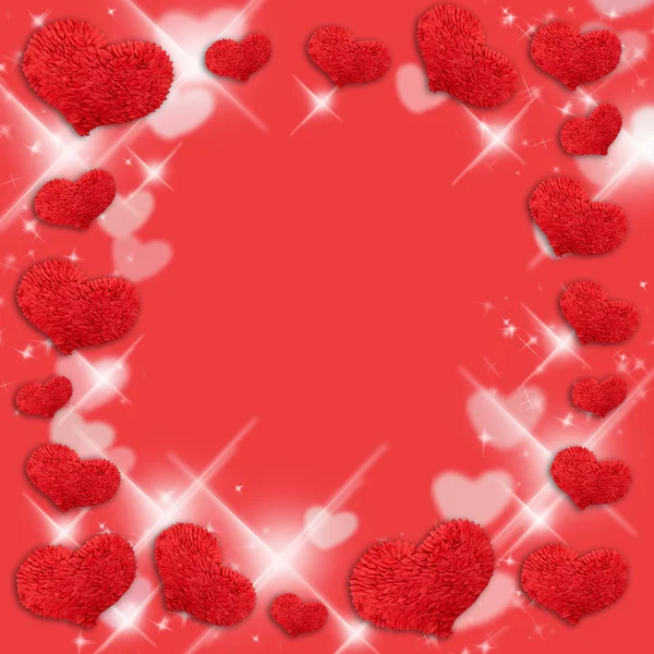 The great red paper heart — Stock Photo, Image