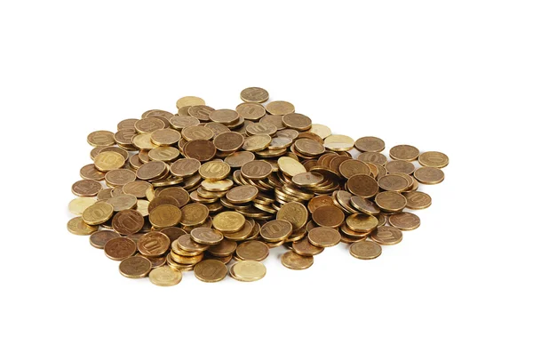 Χρυσό χρήματα στοίβα μακροεντολή — Φωτογραφία Αρχείου