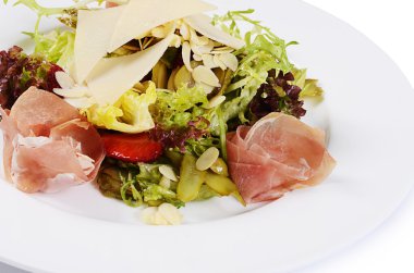 Salata sebze Dana eti ile gelen