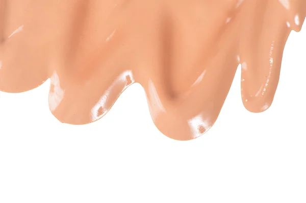 Cara de crema de tono aislada en blanco — Foto de Stock