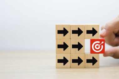 Hedef, iş ve başarı arkaplan resmi.