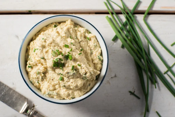 Vegansk ost grädde sprida hälsosamma — Stockfoto