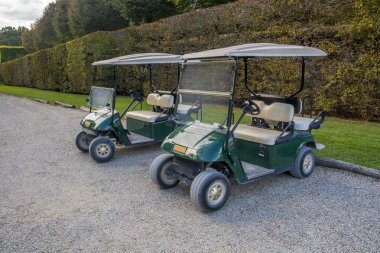 Golf arabaları Park.