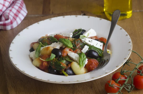 Gnocchi in stile greco — Foto Stock