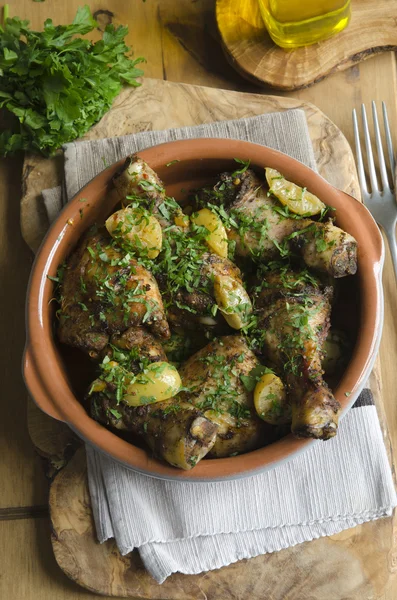 Moroccan chicken stew — Stock Photo, Image