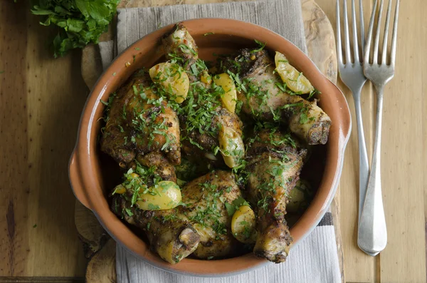 Guiso de pollo marroquí — Foto de Stock