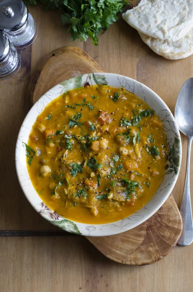 Sopa de frango marroquino — Fotografia de Stock