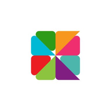 soyut vektör şablon logo çizimi tasarımı