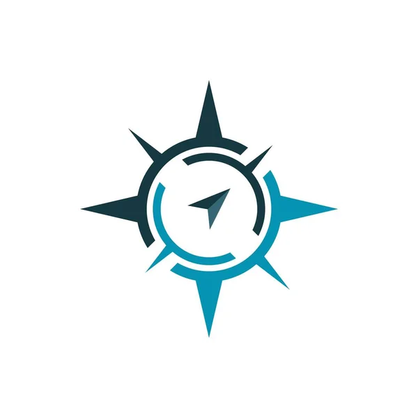 Pusula Logo Şablonu vektör resimleme tasarımı