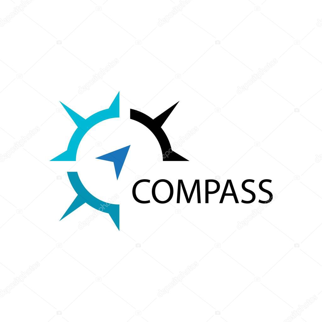 Compass Logo Template vector icon illustration design