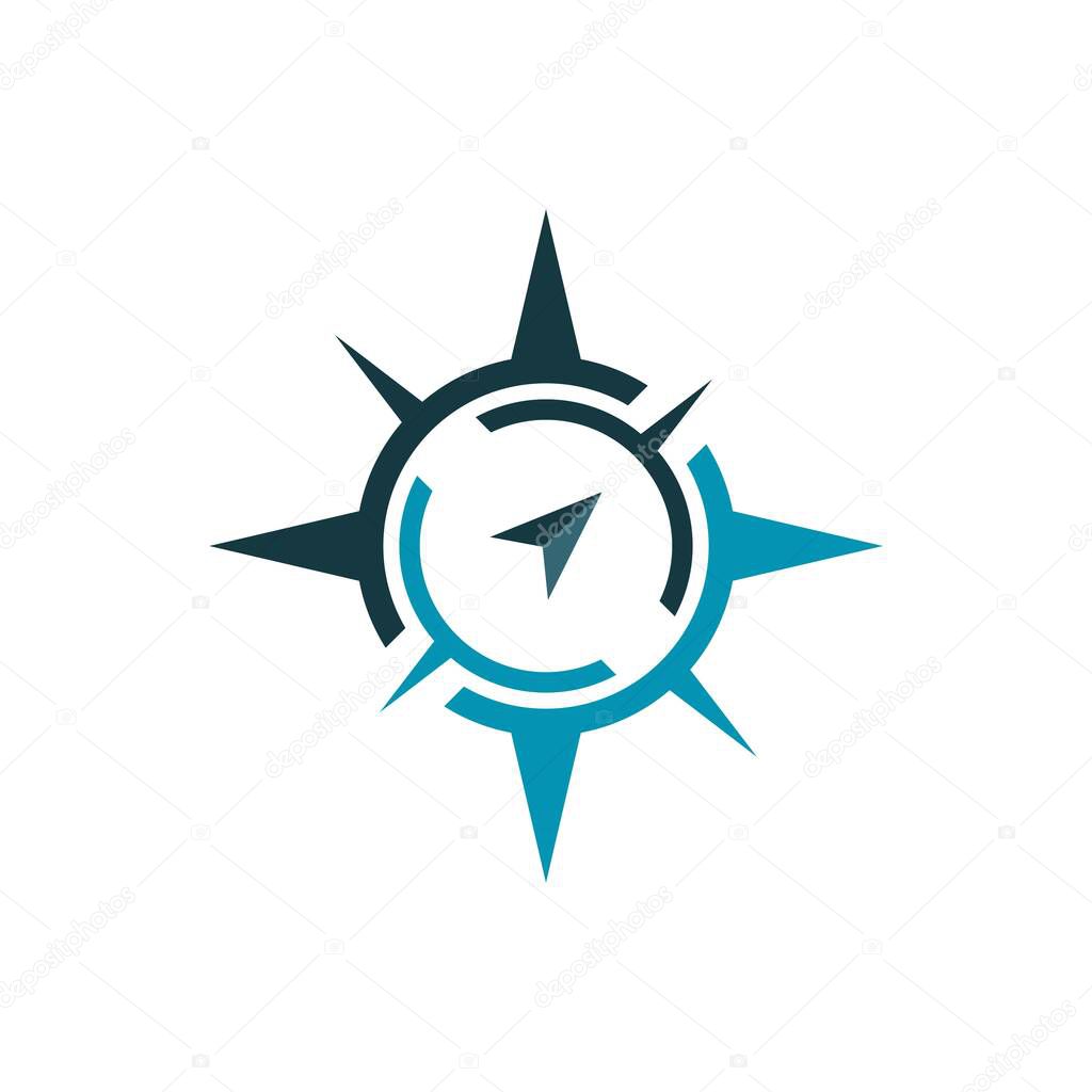 Compass Logo Template vector icon illustration design