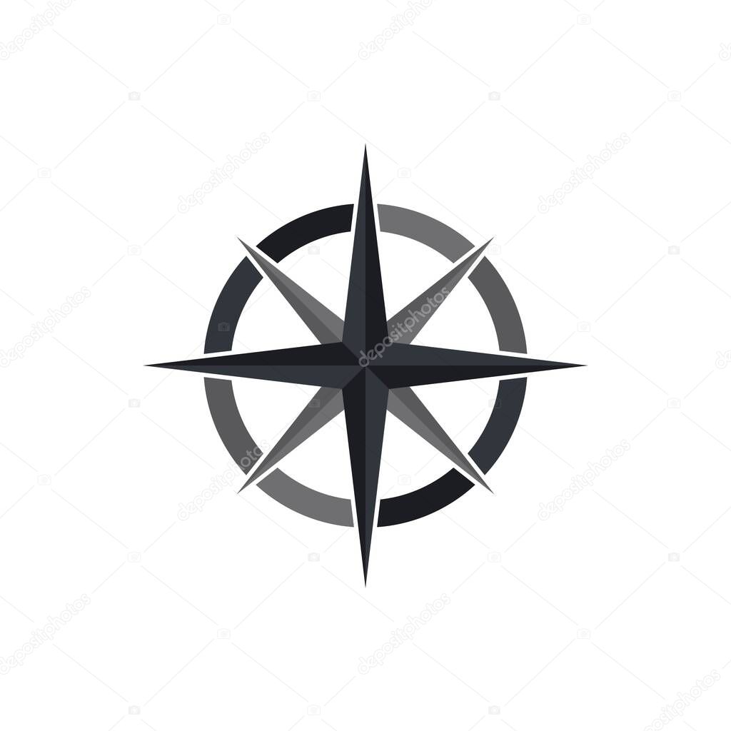 Compass Logo Template vector icon illustration design