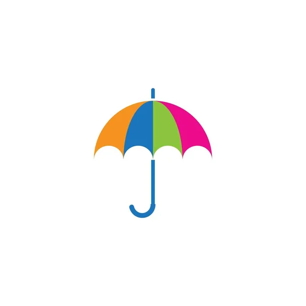 Mall För Paraplylogotyp — Stock vektor