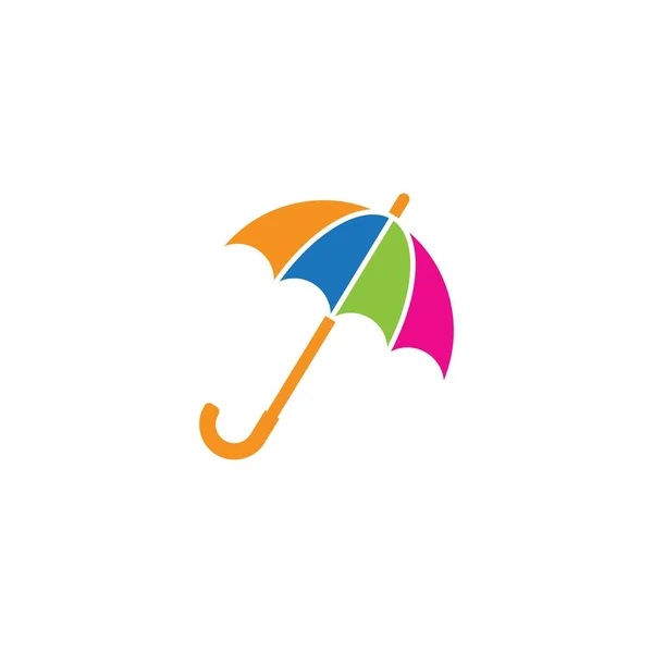 Modelo Vetor Logotipo Guarda Chuva —  Vetores de Stock