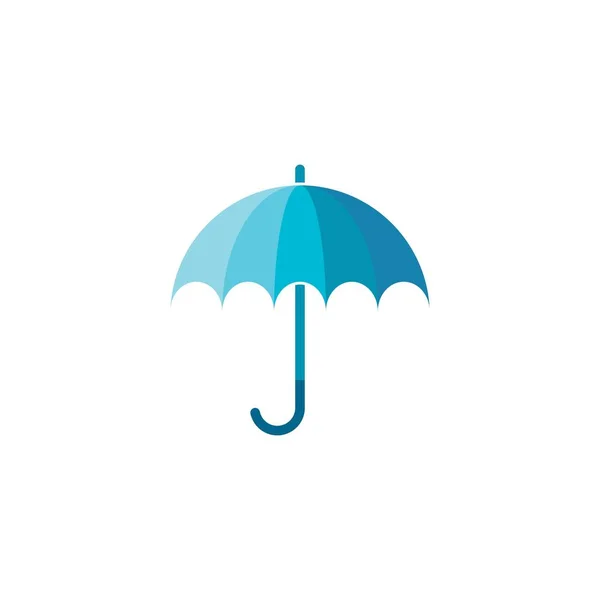 Umbrella Logo Vector Template — Stock Vector