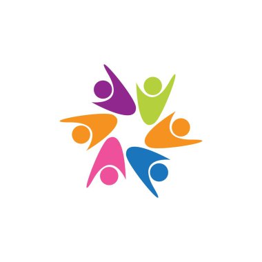 Evlat Edinme ve Toplum Bakımı Logo şablonu vektörü