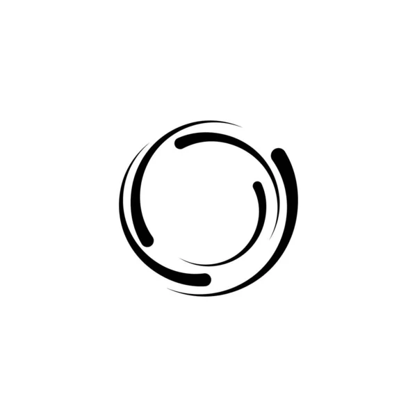 Koło Logo Wektor Szablon Ilustracja — Wektor stockowy