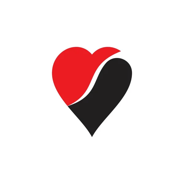 Серце Логотип Шаблон Векторні Ілюстрації — стоковий вектор