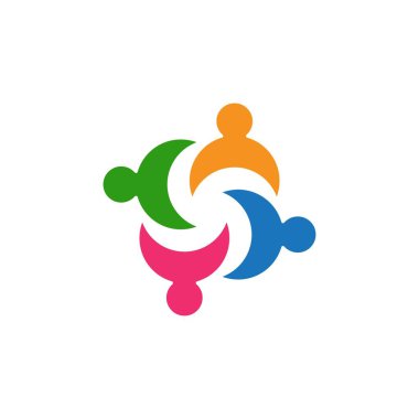 Evlat Edinme ve Toplum Bakımı Logo şablonu vektörü