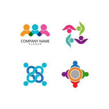 Evlat Edinme ve Toplum Bakımı Logo şablonu vektörü