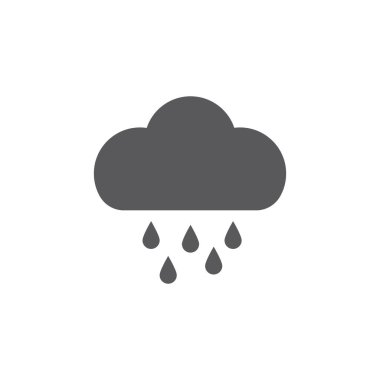 Yağmur bulutu çizimi tasarımı