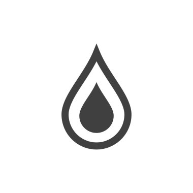 su damlası simgesi vektör illüstrasyon tasarımı